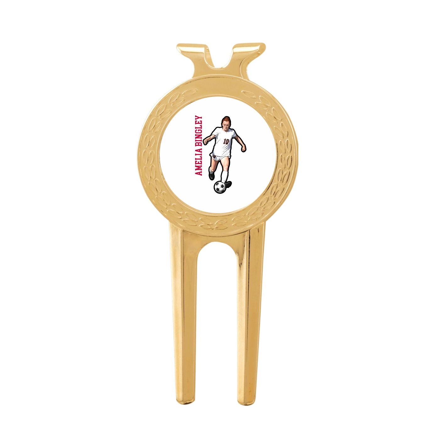 Divot Tool with Ball Marker — Name Vertical in Classic
