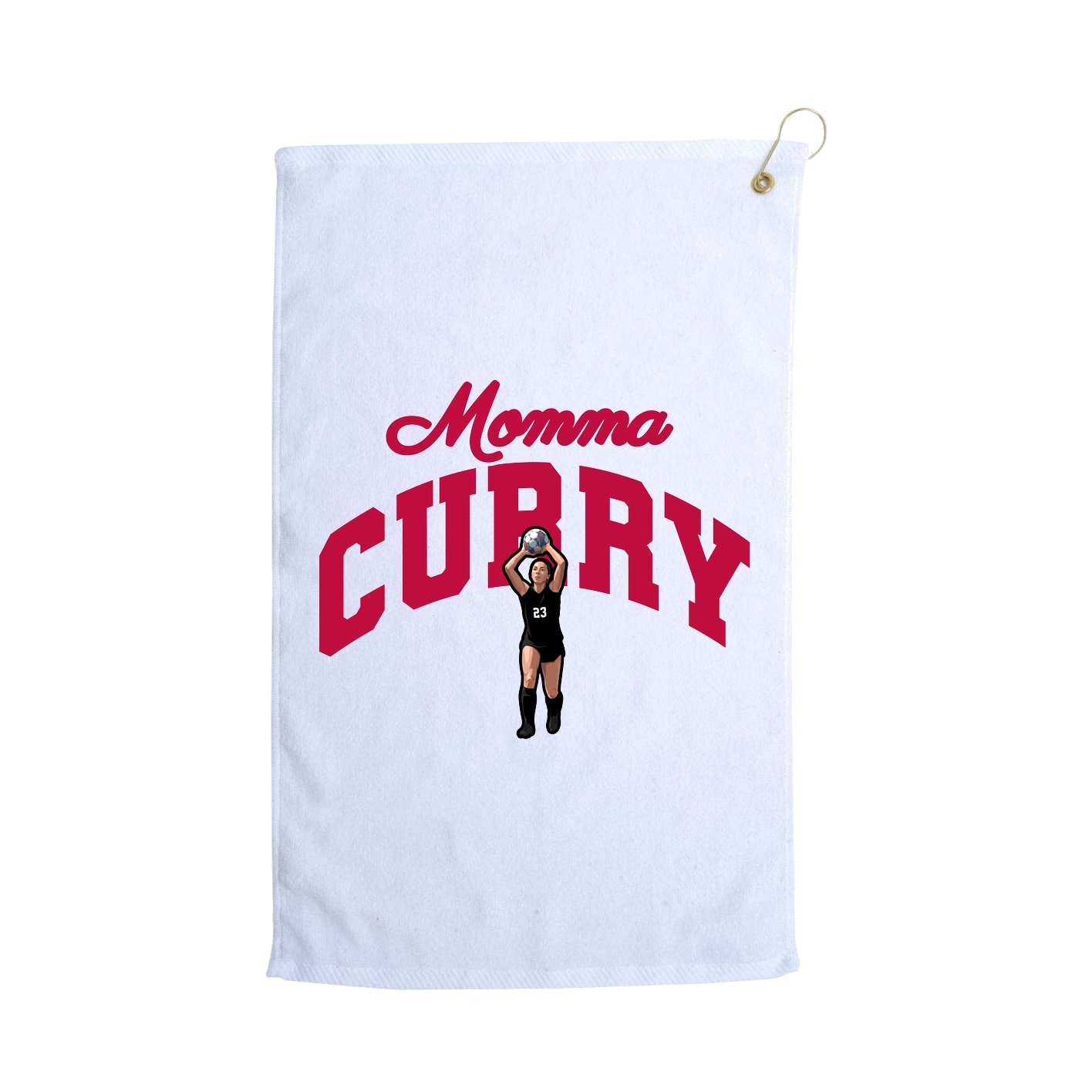 Golf Towel — Mothers Day Arch in White