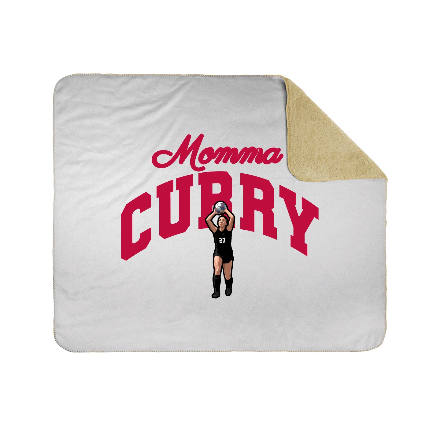 Throw Blanket — Mothers Day Arch in White