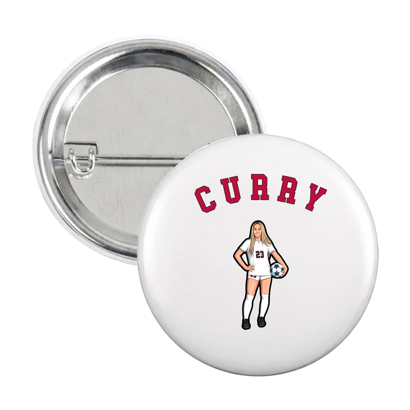 Game Day Button — Shirsey Arch in White