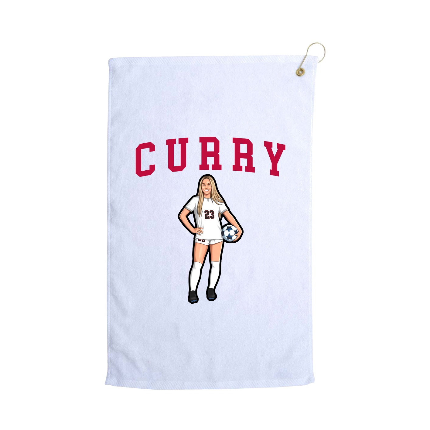 Golf Towel — Shirsey in White