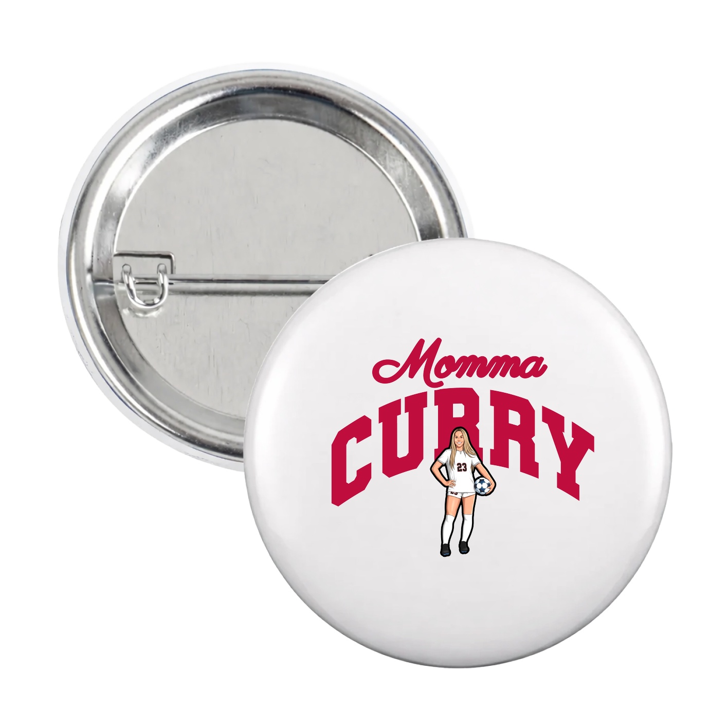 Game Day Button — Mothers Day Arch in White