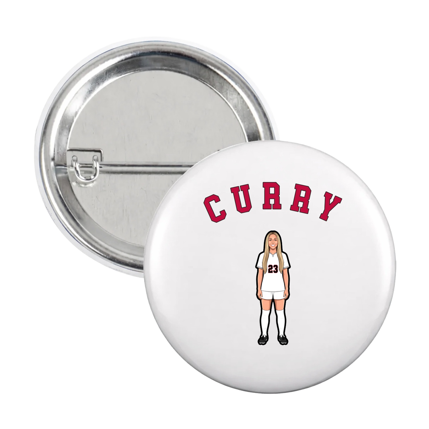 Game Day Button — Shirsey Arch in White
