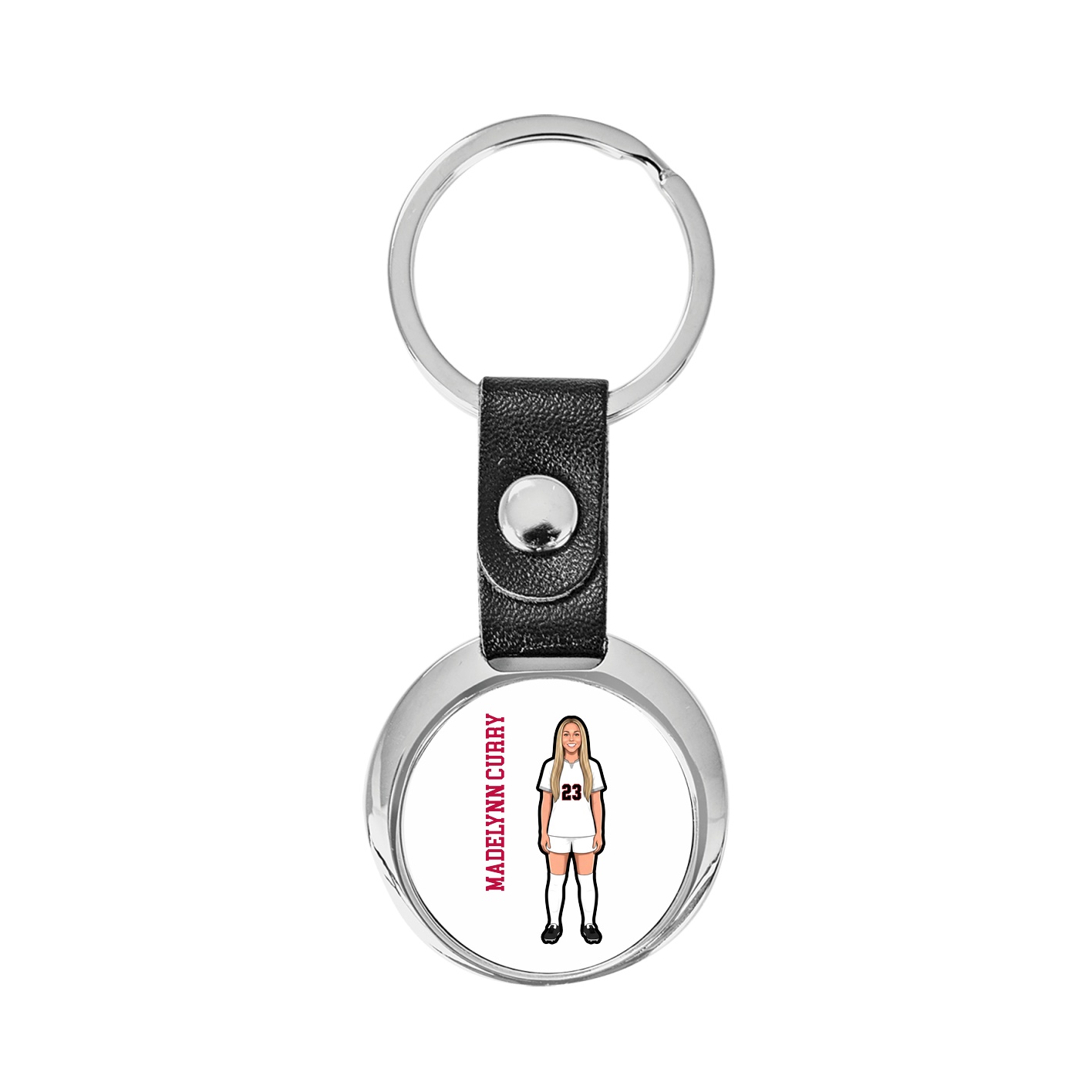 Key Chain — Name Vertical in Classic