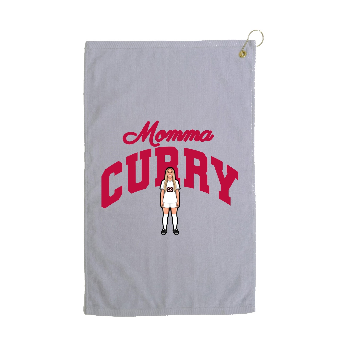 Golf Towel — Mothers Day Arch in Grey