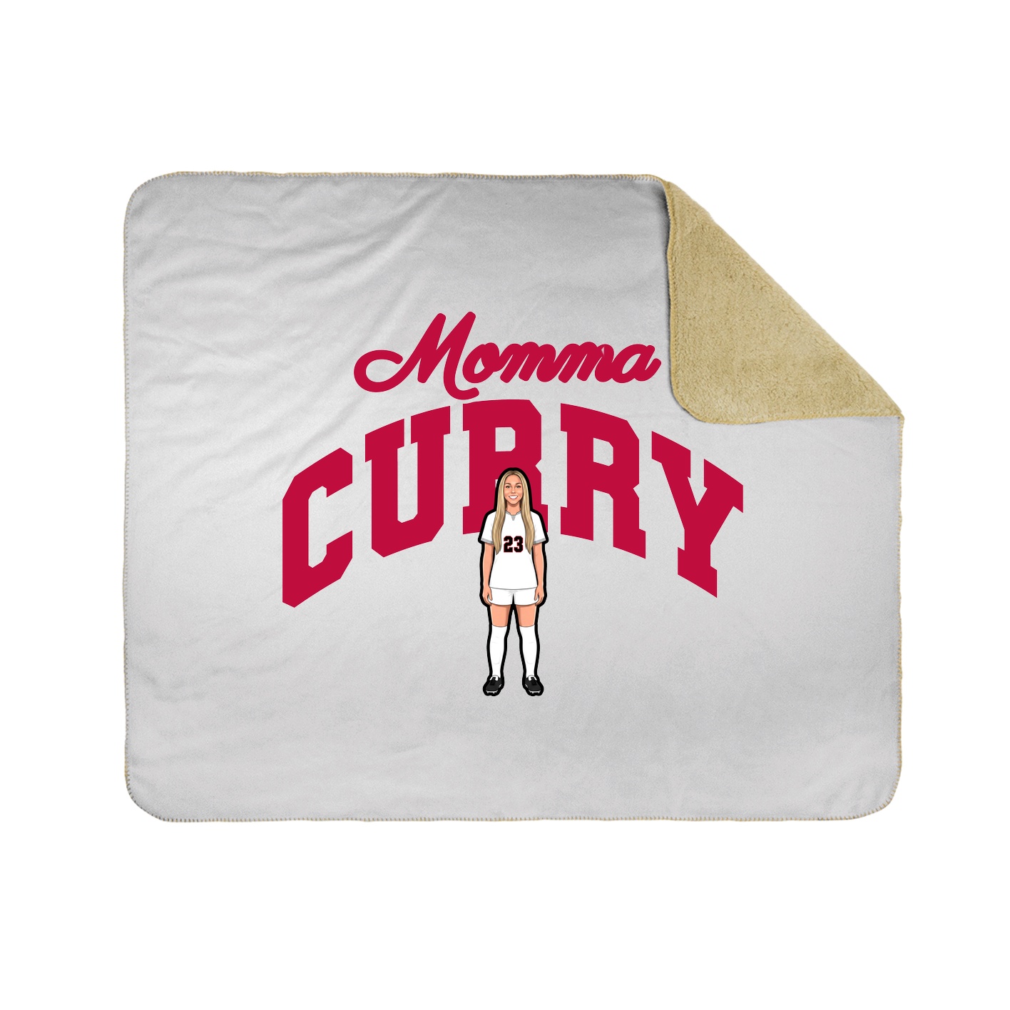 Throw Blanket — Mothers Day Arch in White