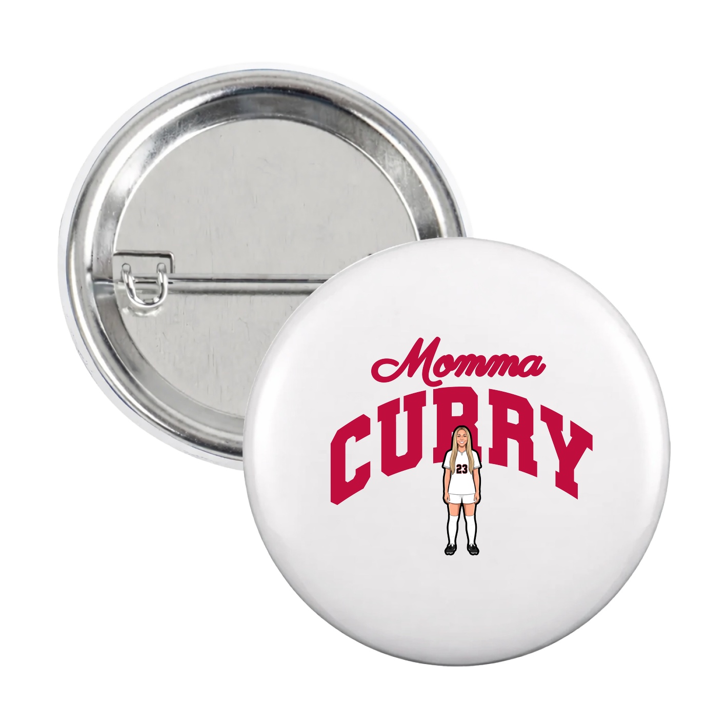 Game Day Button — Mothers Day Arch in White