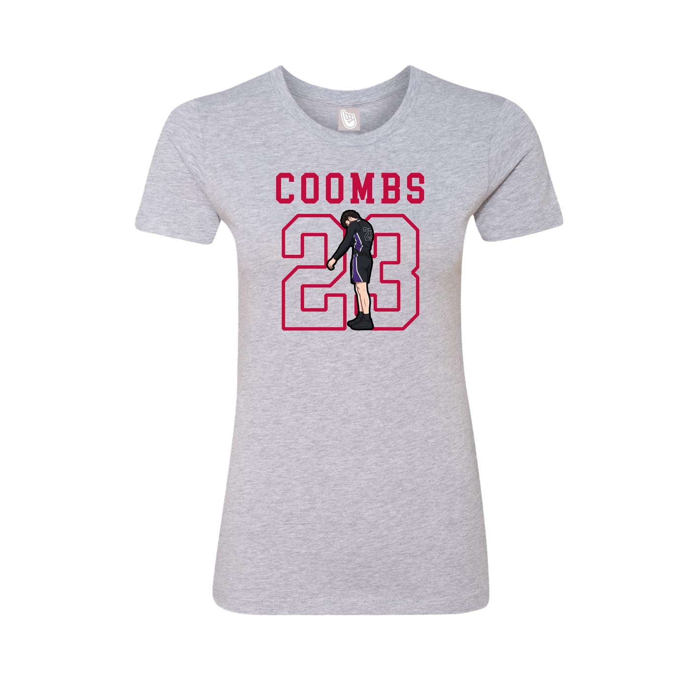 Fitted Women's Tee — Shirsey in Grey