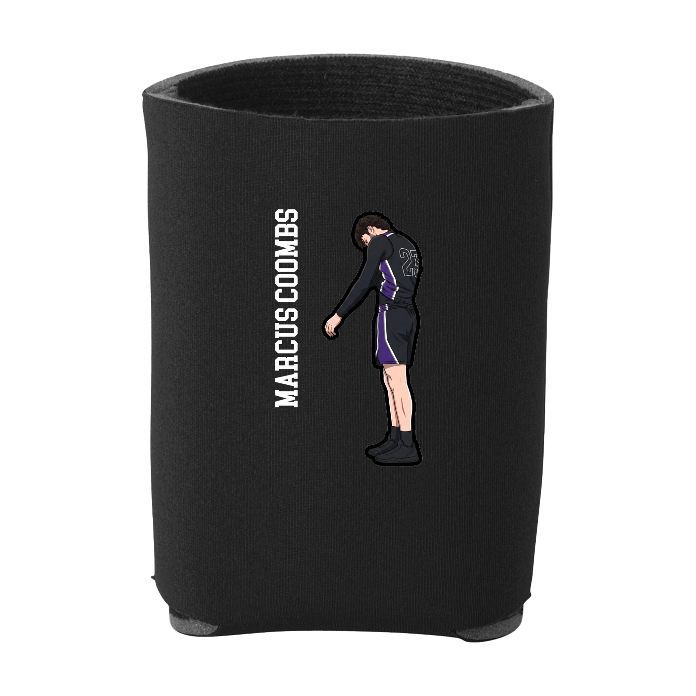 Can Holder — Name Vertical in Black