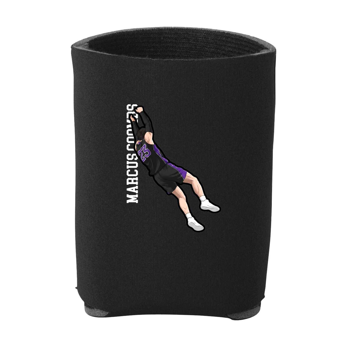 Can Holder — Name Vertical in Black