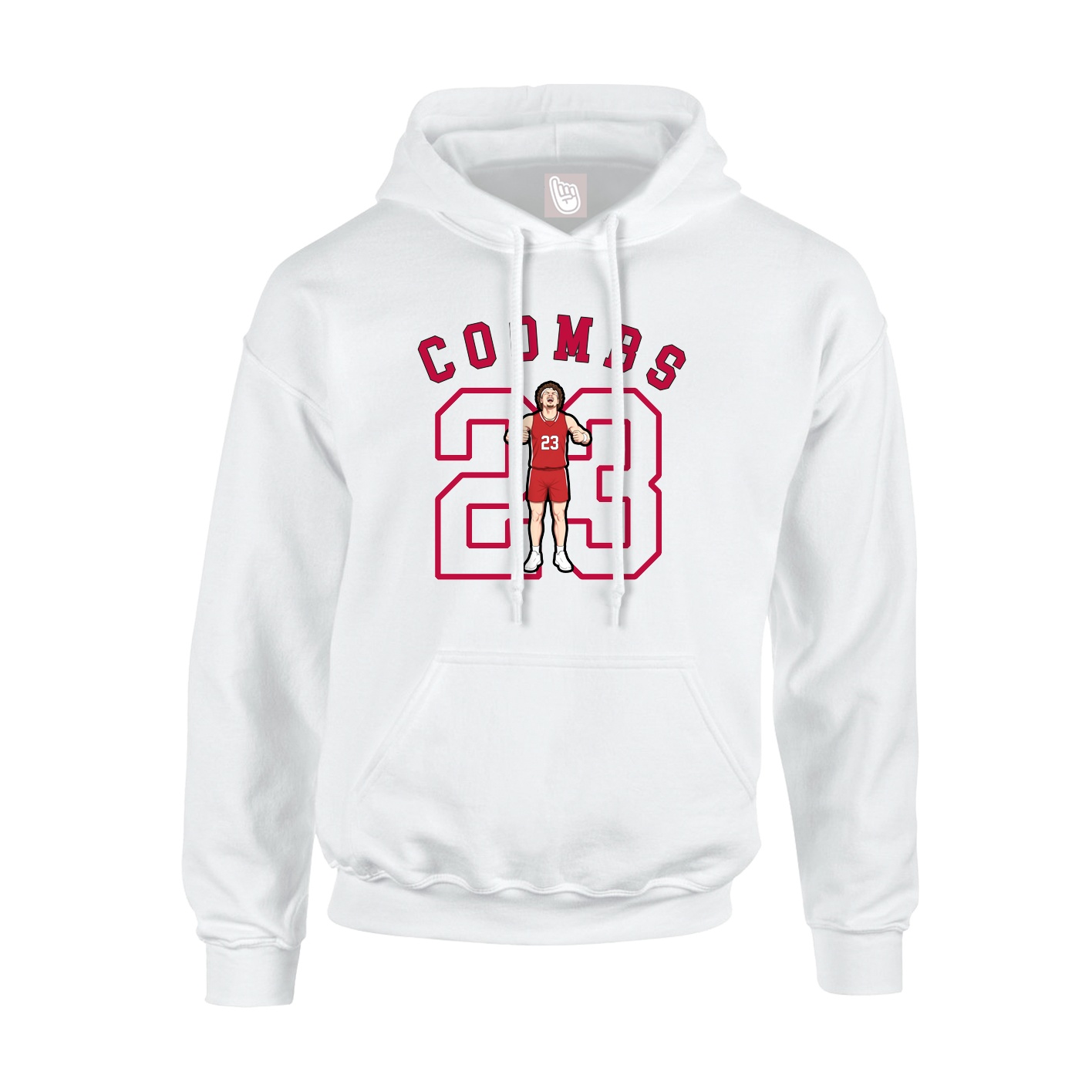 Youth Hoodie — Shirsey Arch in White