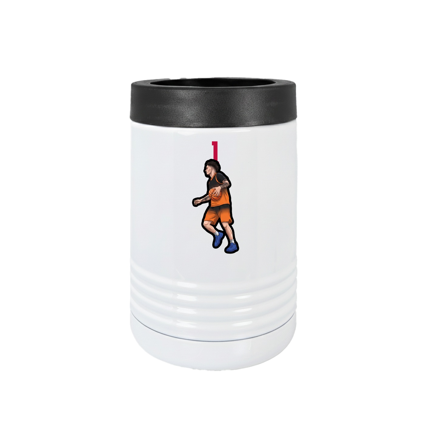 Beverage Holder — Number Top in White