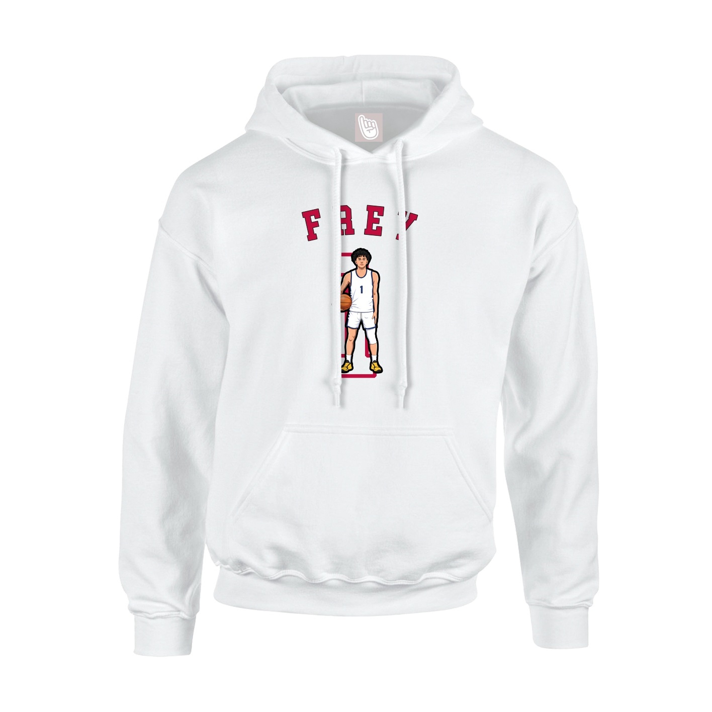 Youth Hoodie — Shirsey Arch in White