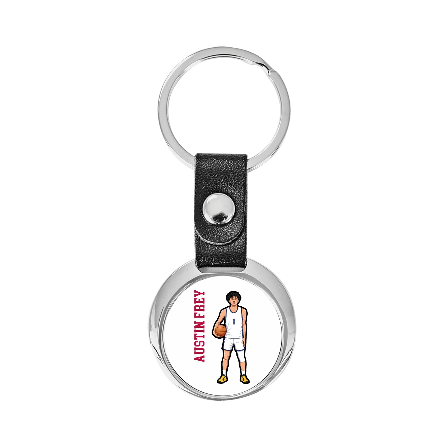 Key Chain — Name Vertical in Classic