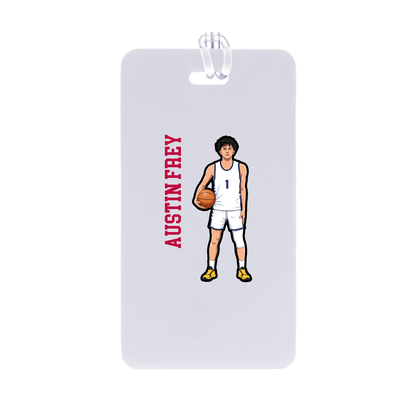 Bag Tag — Name Vertical in Classic