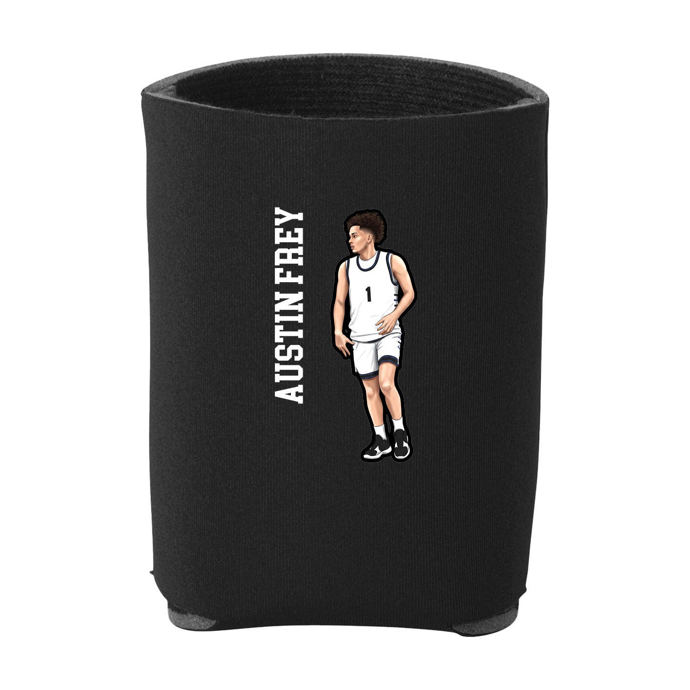 Can Holder — Name Vertical in Black