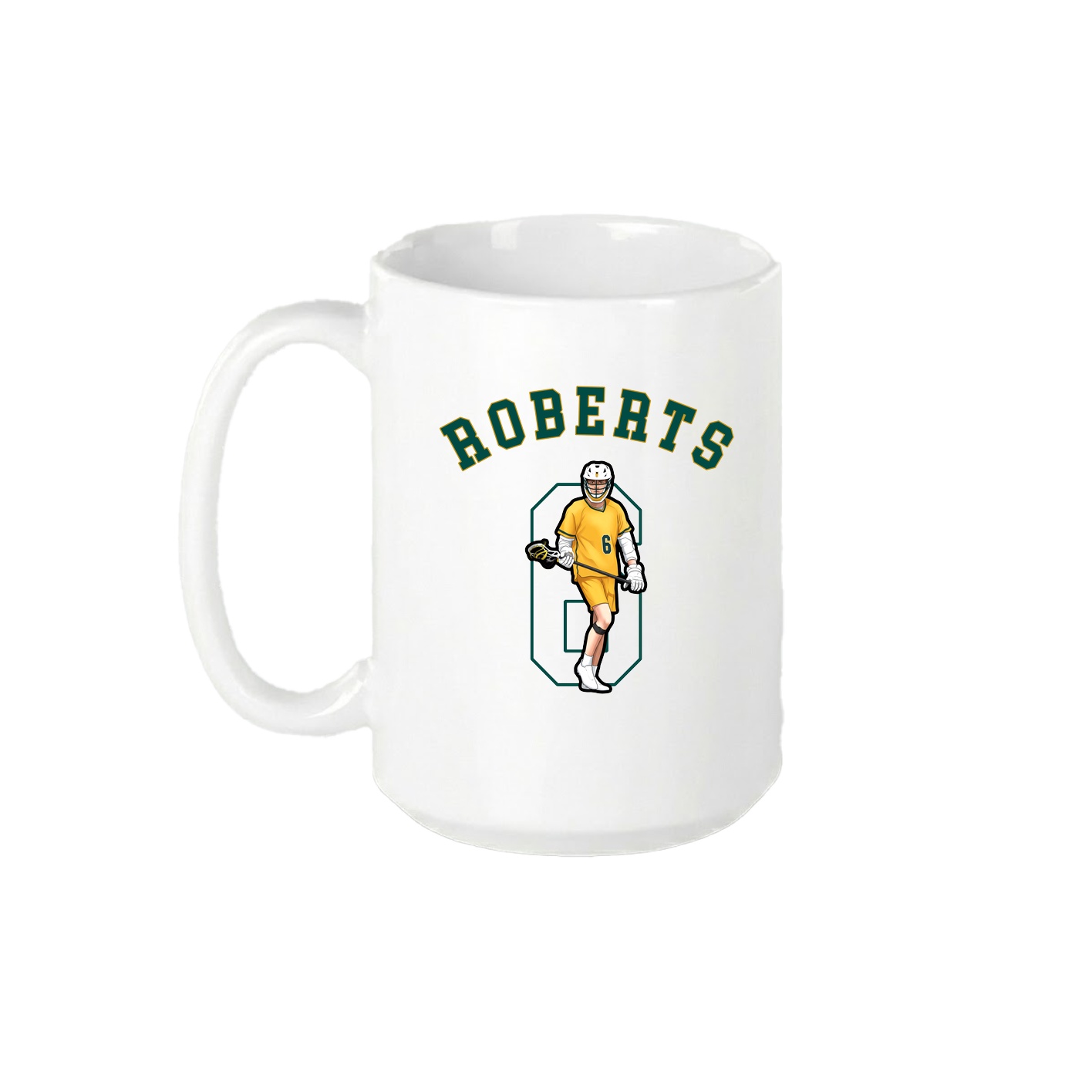 15oz Coffee Mug — Shirsey Arch in White