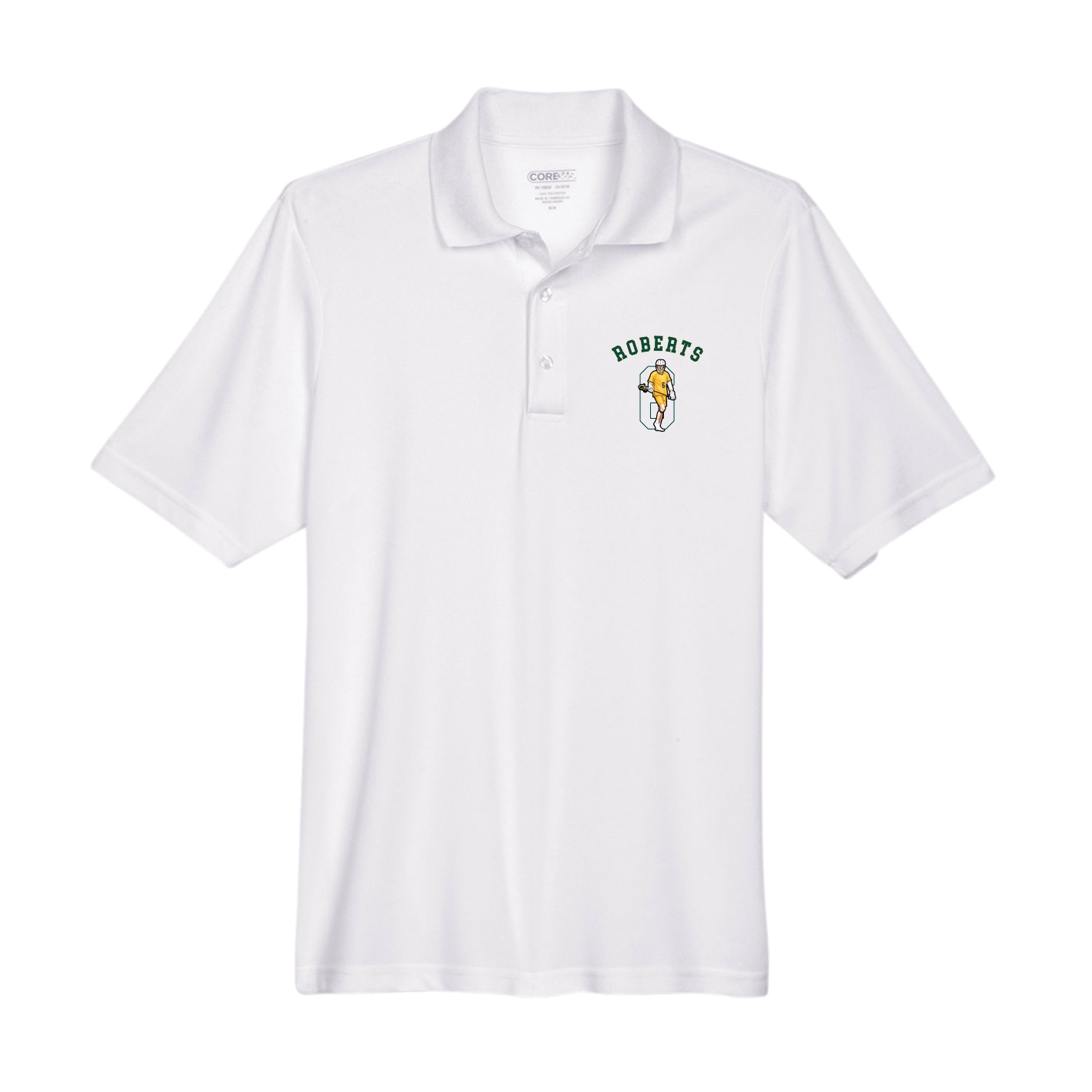 Performance Polo — Shirsey Arch in White
