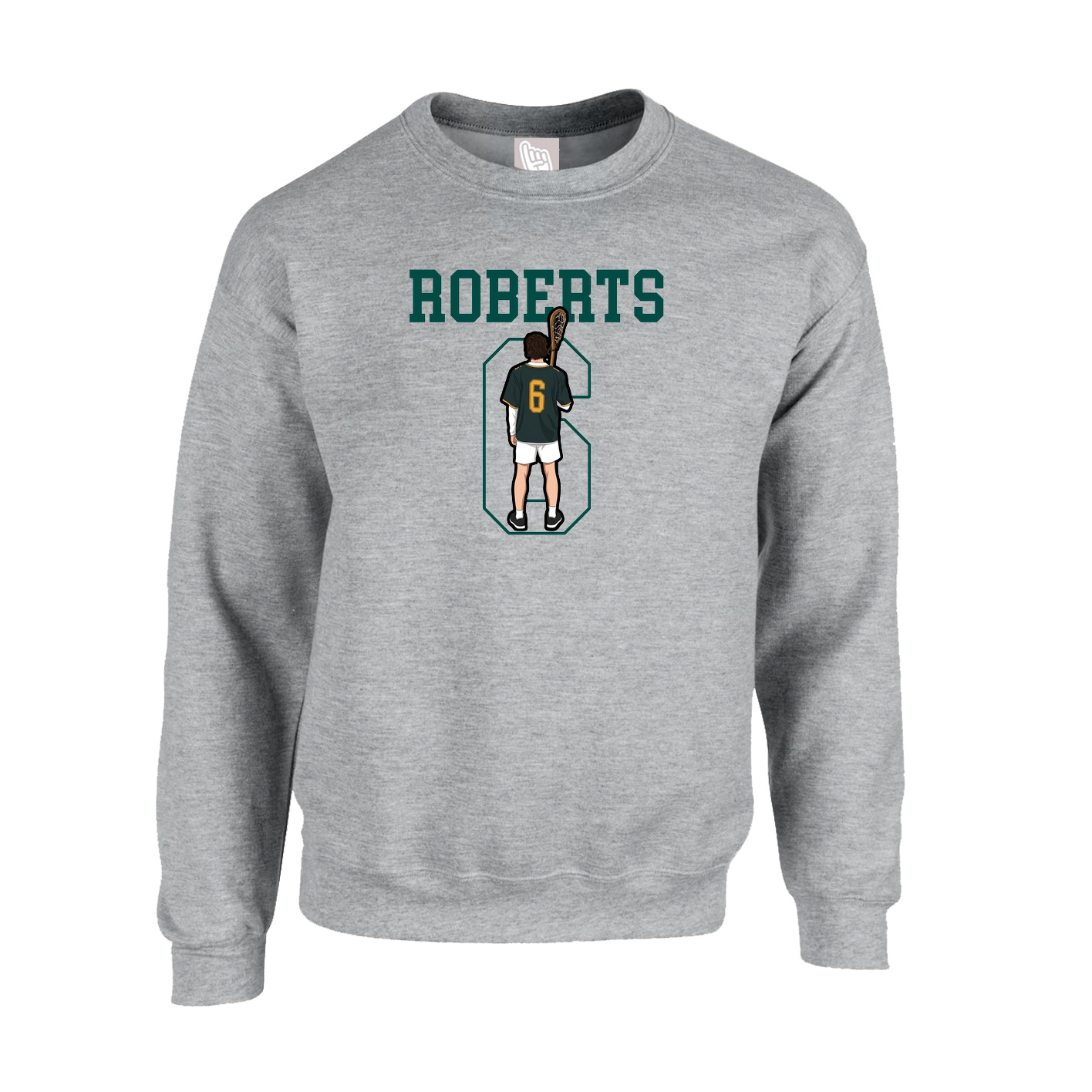 Fleece Crew — Shirsey in Grey