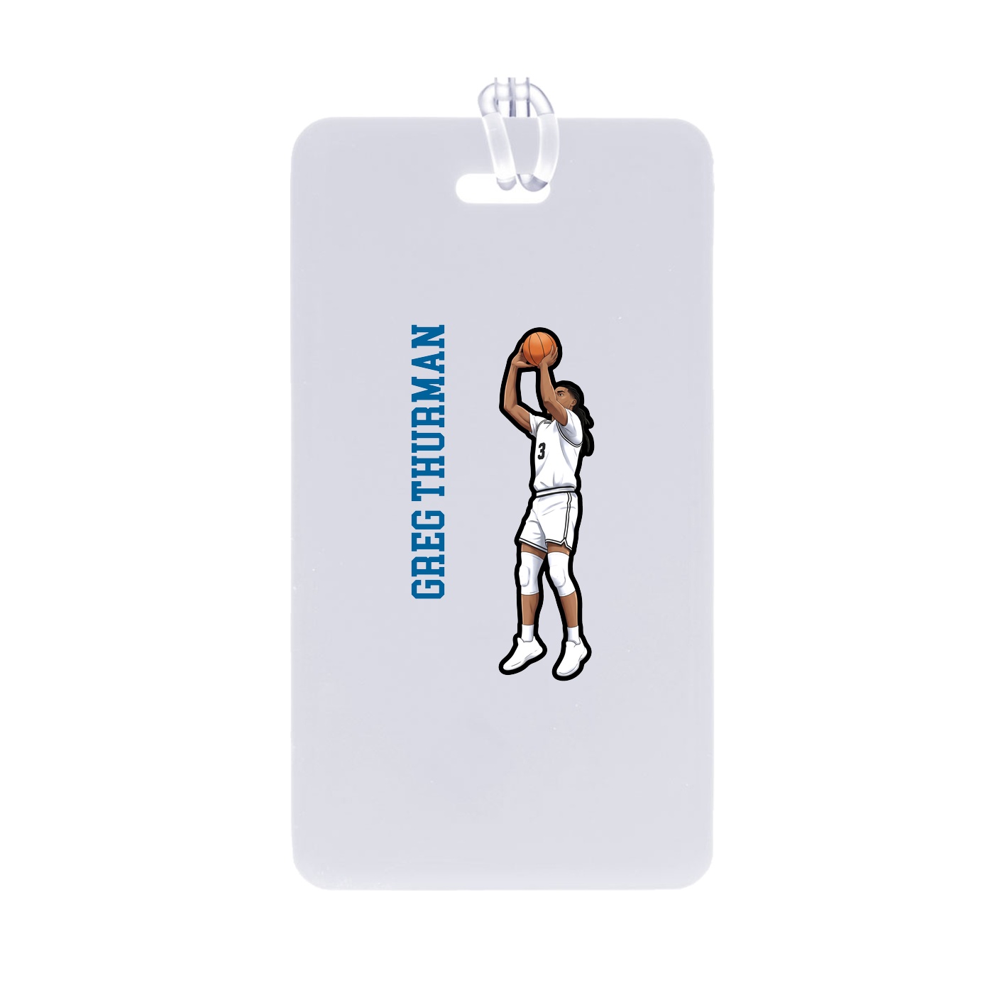 Bag Tag — Name Vertical in Classic