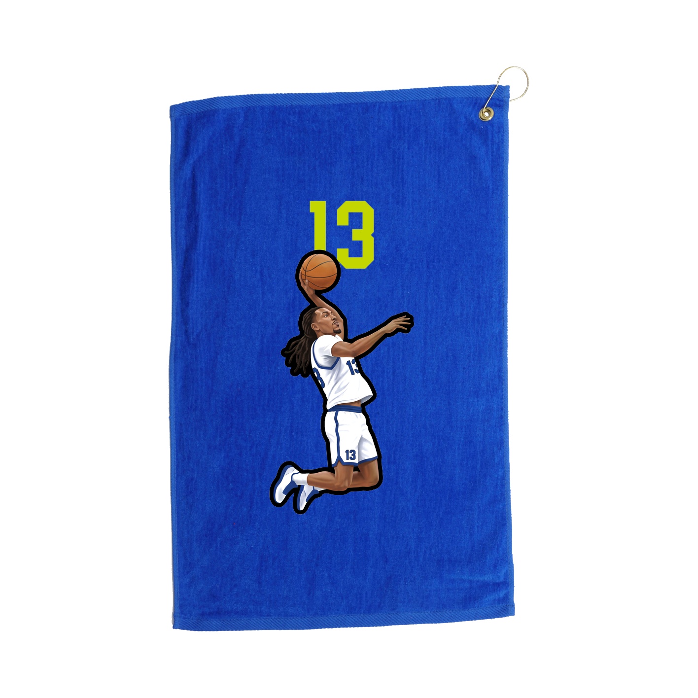 Golf Towel — Number Top in Royal