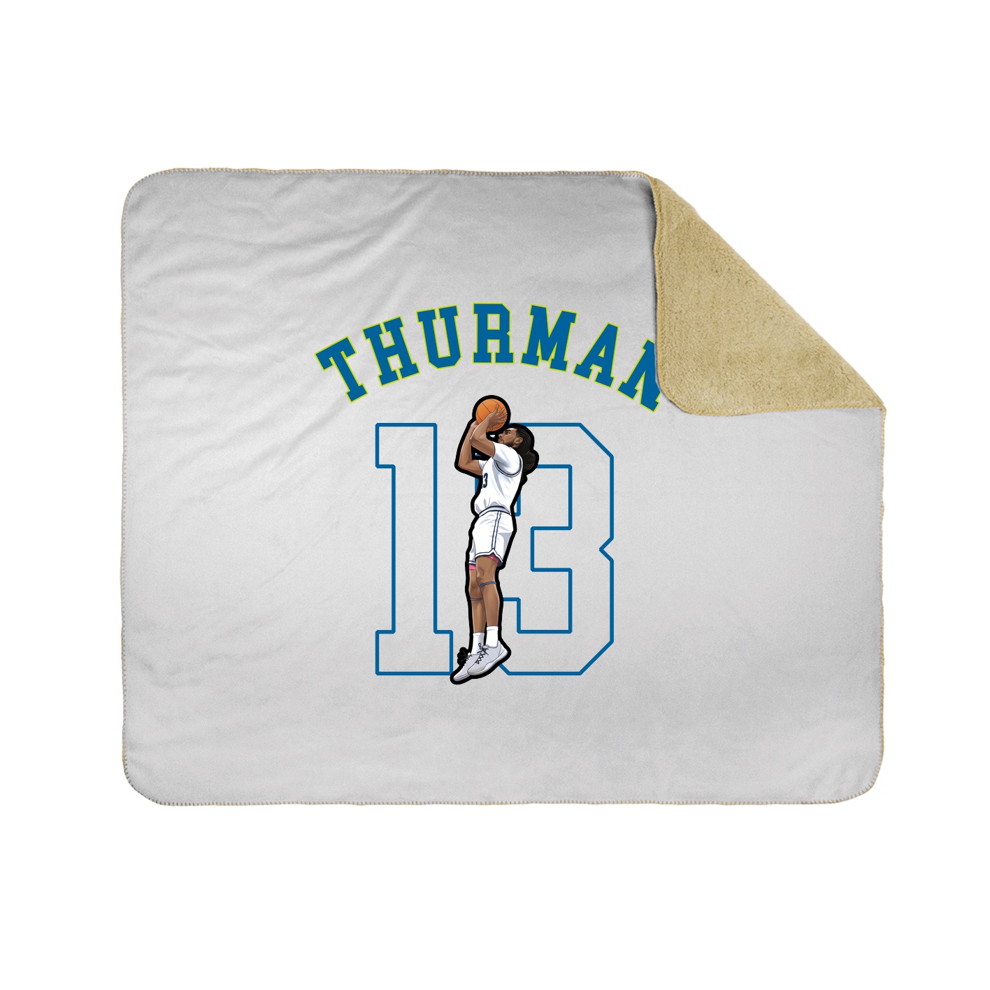 Throw Blanket — Shirsey Arch in White