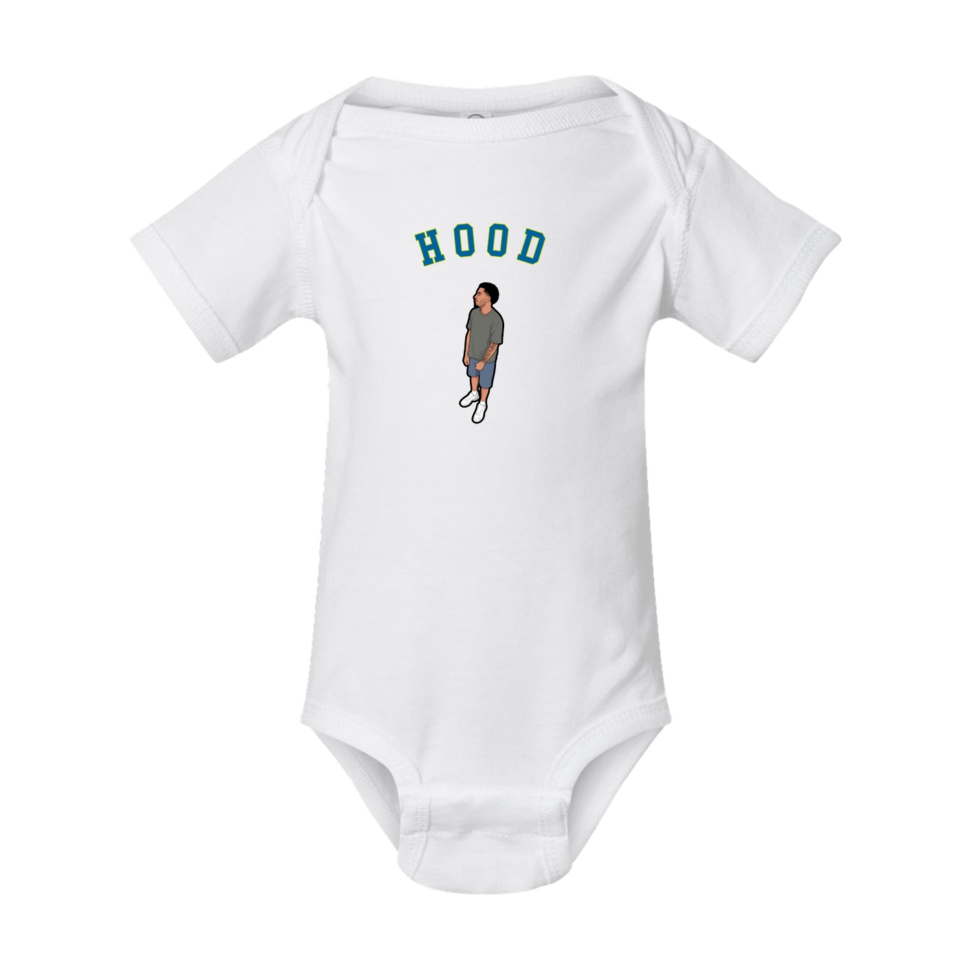 Baby Onesie — Shirsey Arch in White