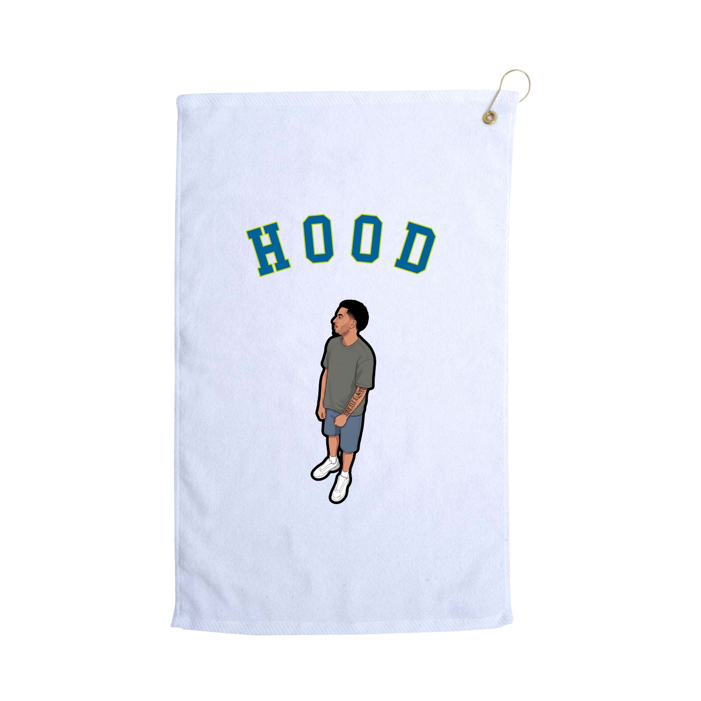 Golf Towel — Shirsey Arch in White