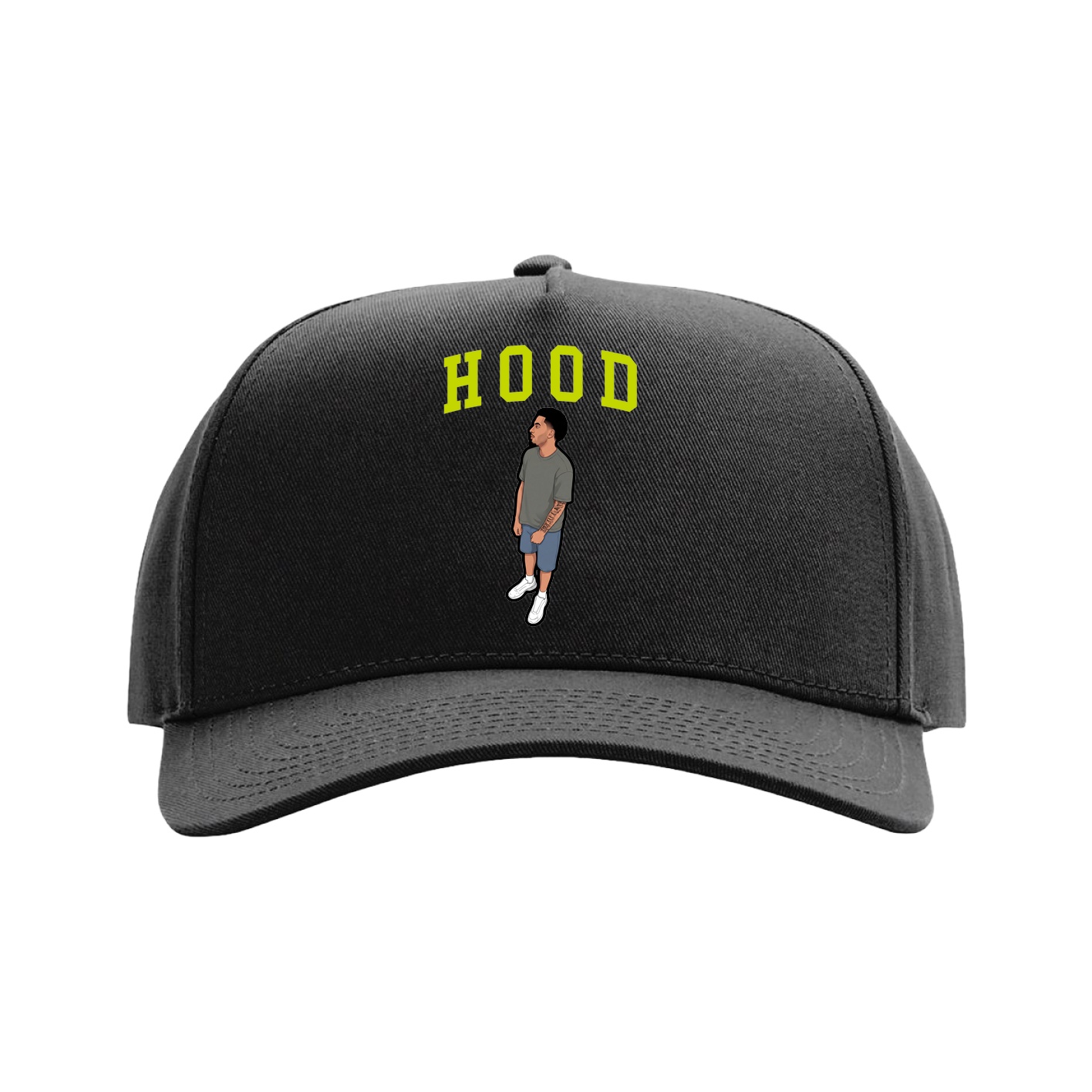 Full Fabric Five-Panel Champ Cap