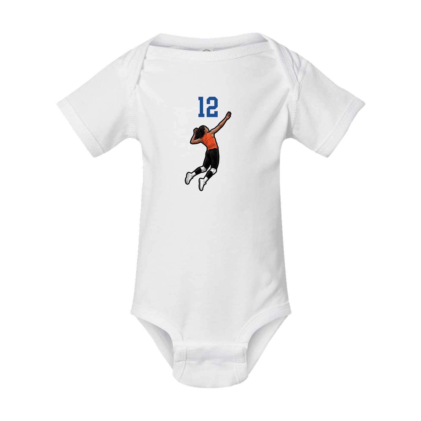 Baby Onesie — Number Top in White