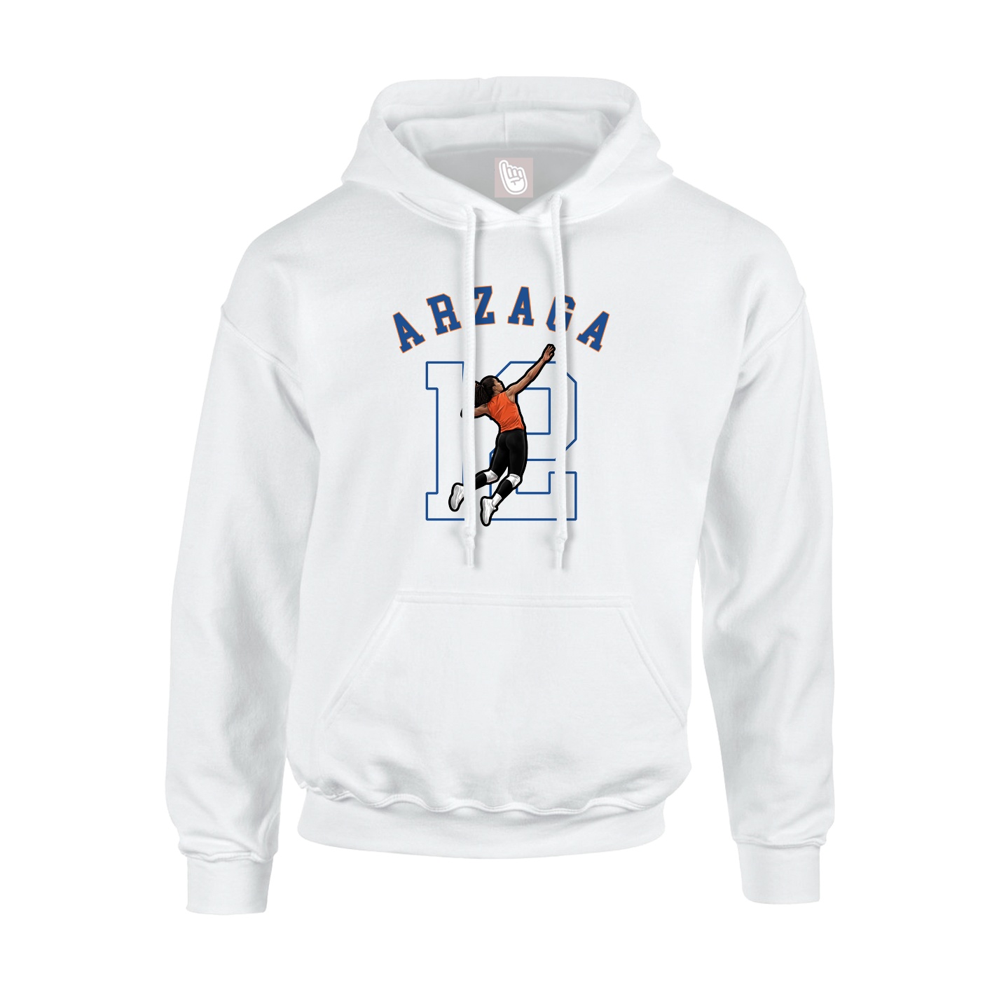 Youth Hoodie — Shirsey Arch in White