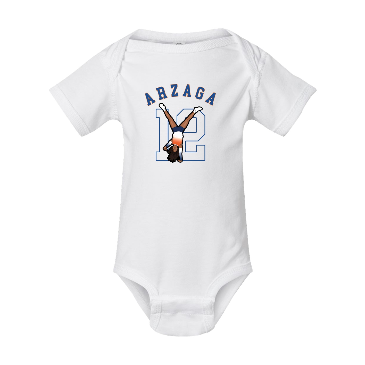 Baby Onesie — Shirsey Arch in White