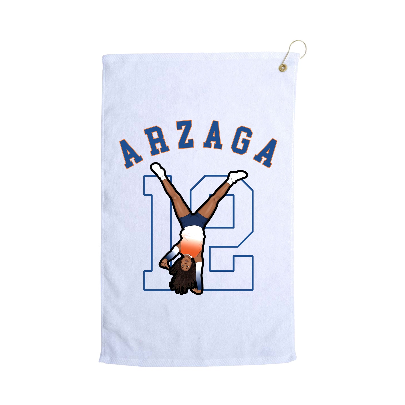 Golf Towel — Shirsey Arch in White