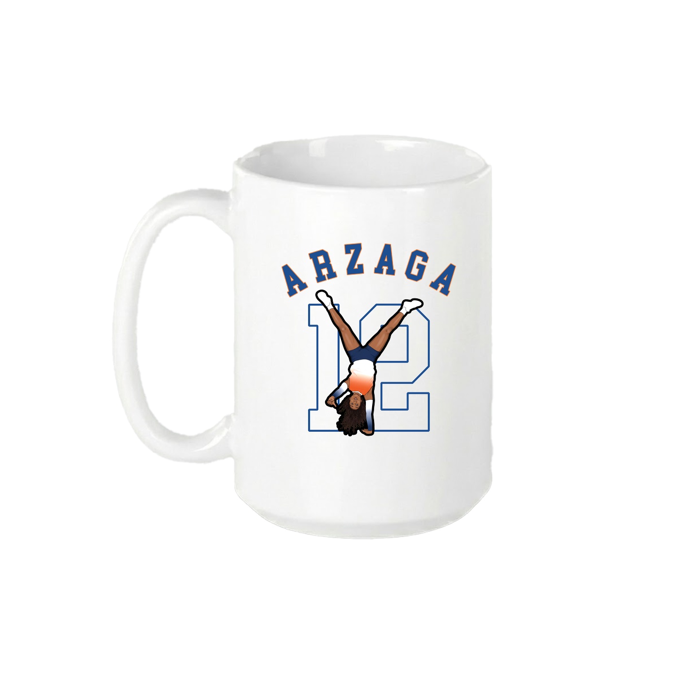 15oz Coffee Mug — Shirsey Arch in White