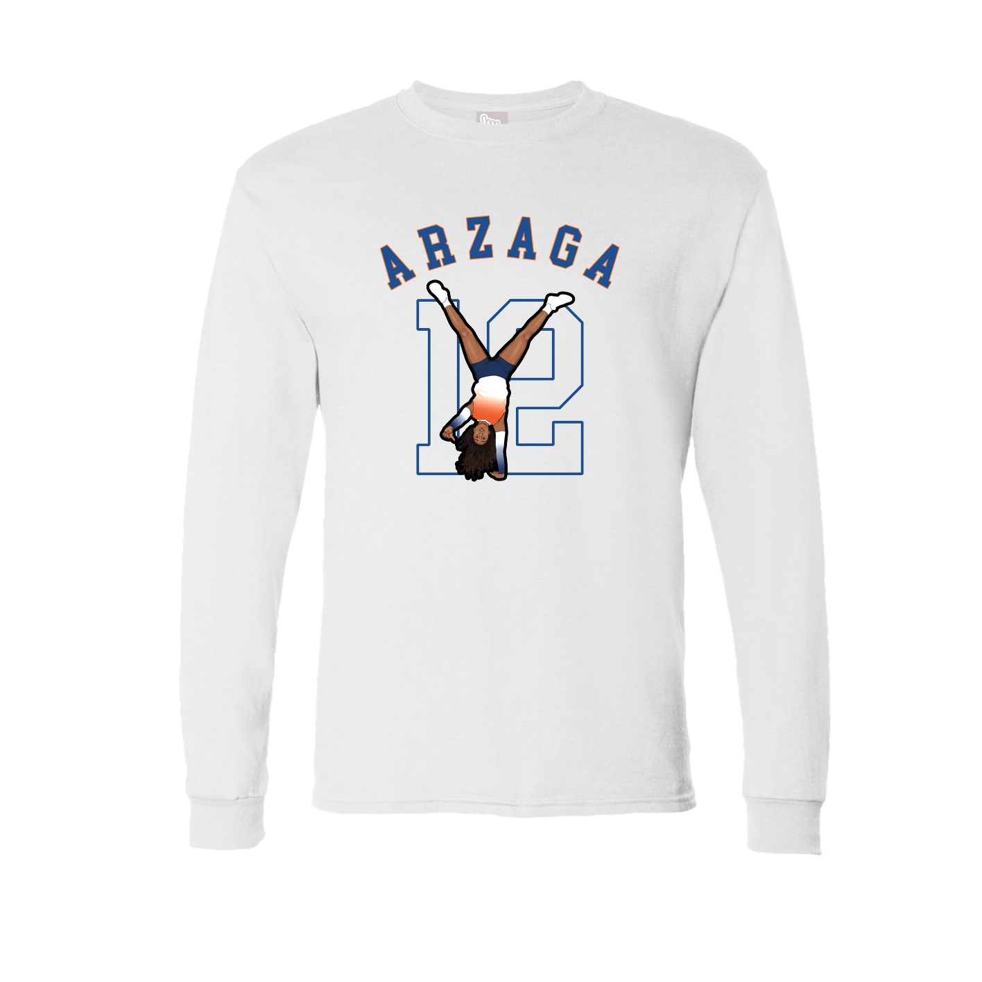 Long Sleeve Tee — Shirsey Arch in White
