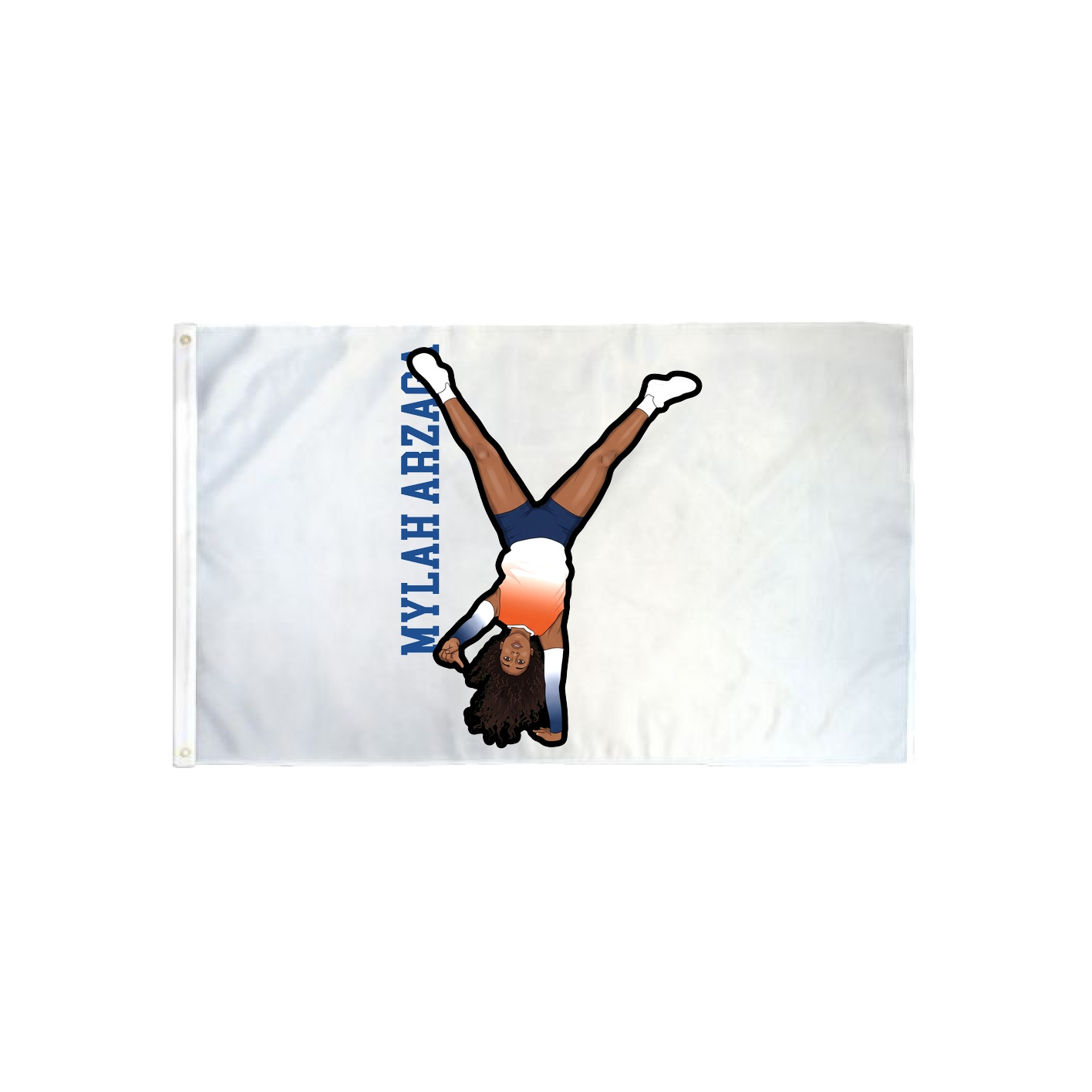 3x5 Flag — Name Vertical in Classic