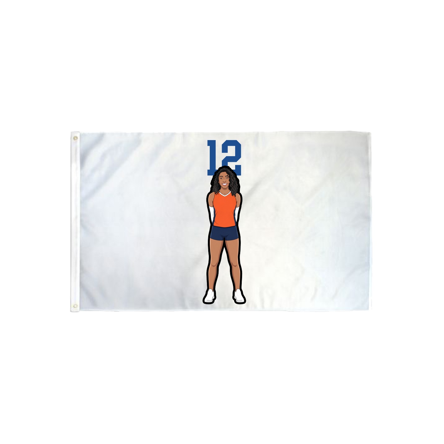 3x5 Flag — Number Top in Classic