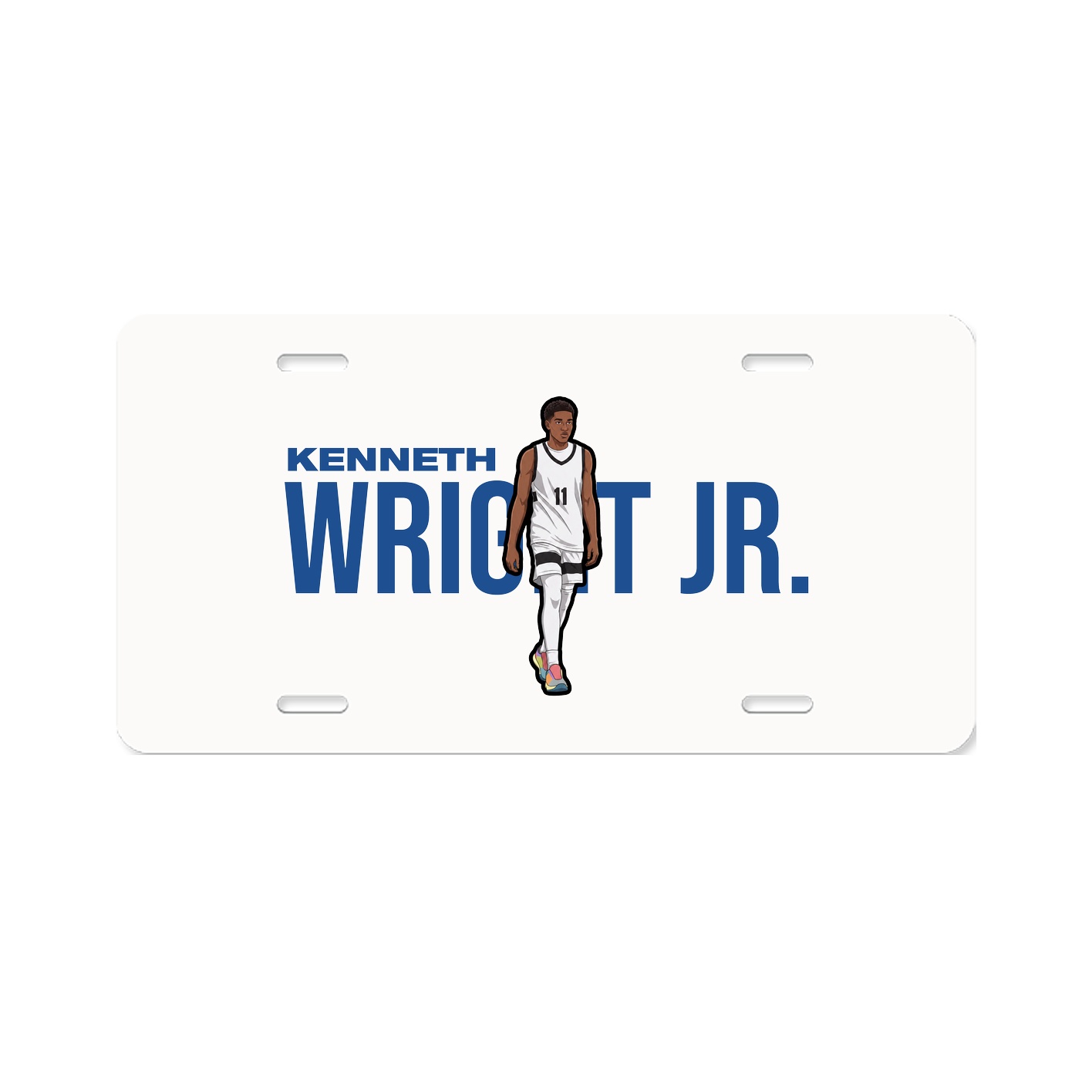 License Plate — Player Name in Classic