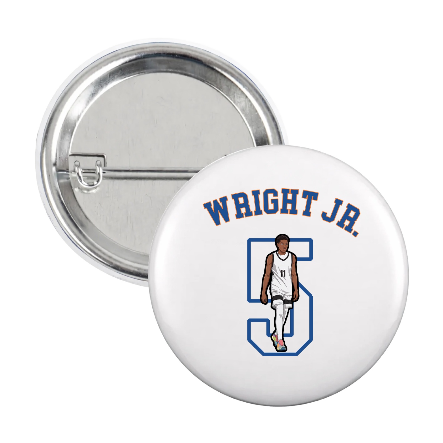Game Day Button — Shirsey Arch in White