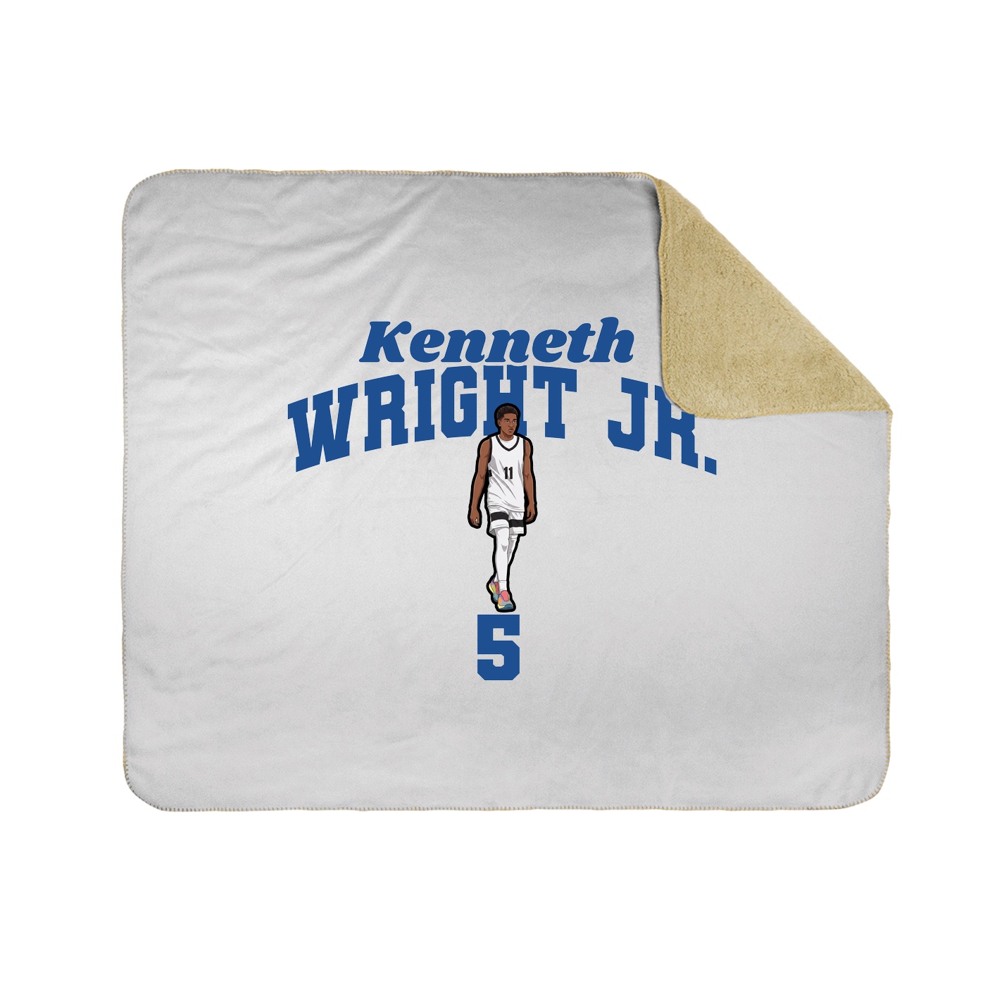 Throw Blanket — Signature Arch in White