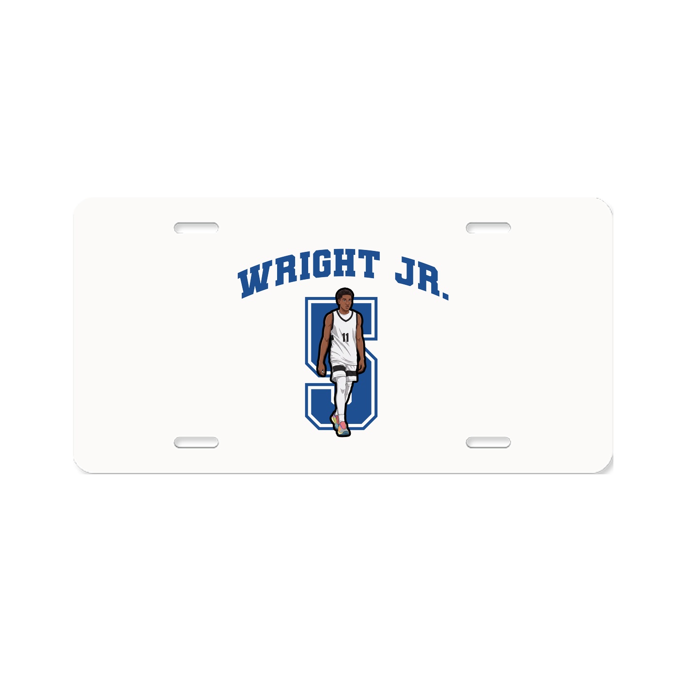 License Plate — Number in Classic