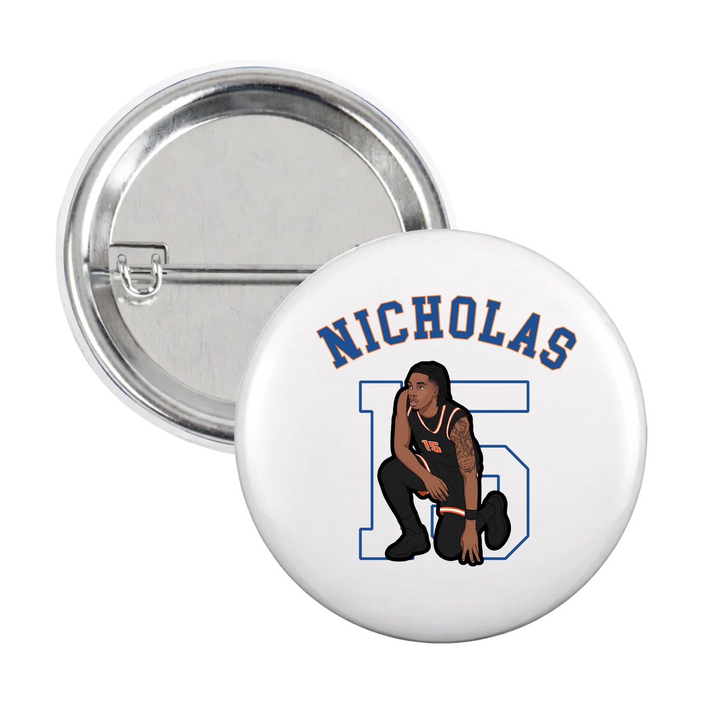 Game Day Button — Shirsey Arch in White