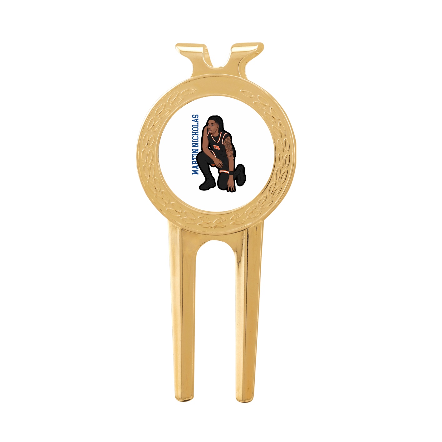 Divot Tool with Ball Marker — Name Vertical in Classic