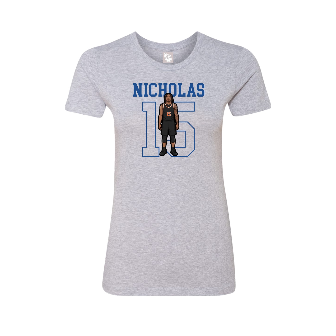 Fitted Women's Tee — Shirsey in Grey