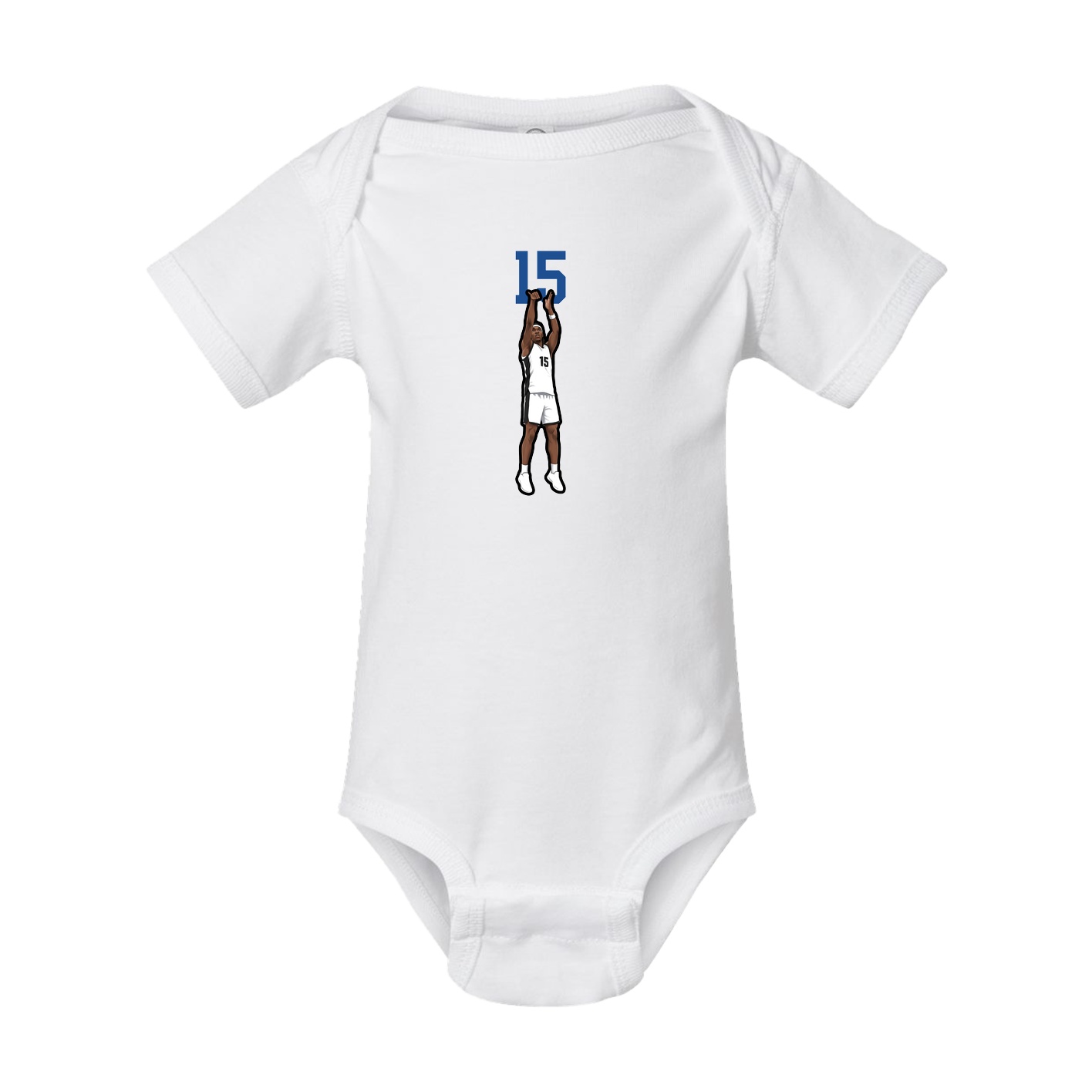 Baby Onesie — Number Top in White