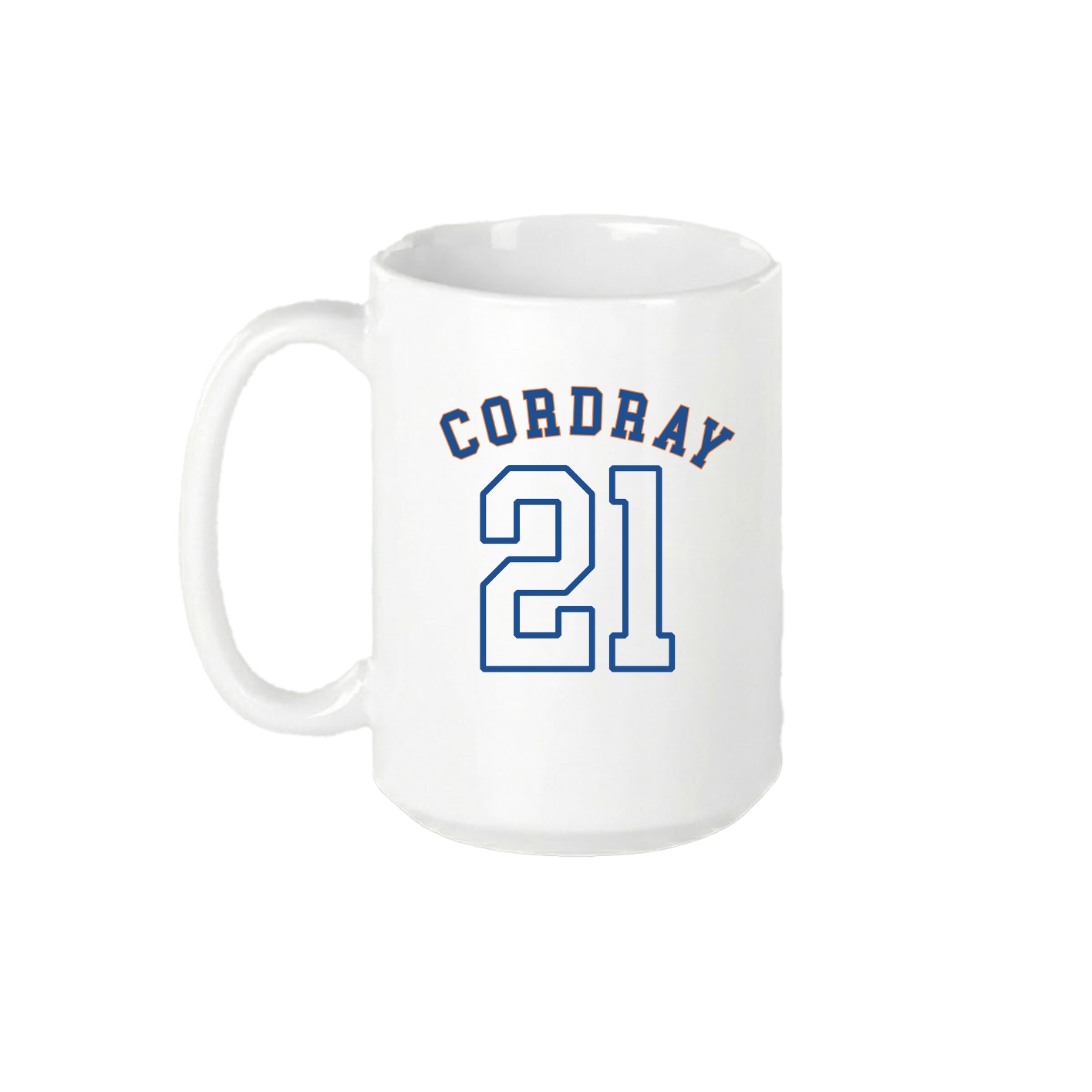 15oz Coffee Mug — Shirsey Arch in White