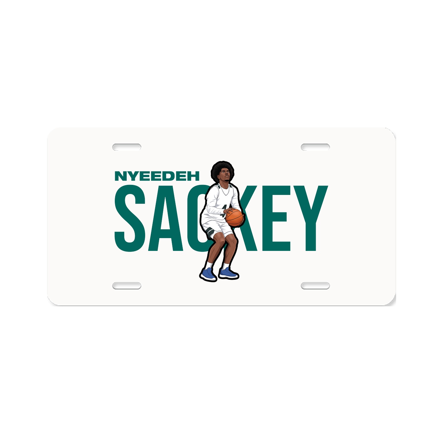 License Plate — Player Name in Classic