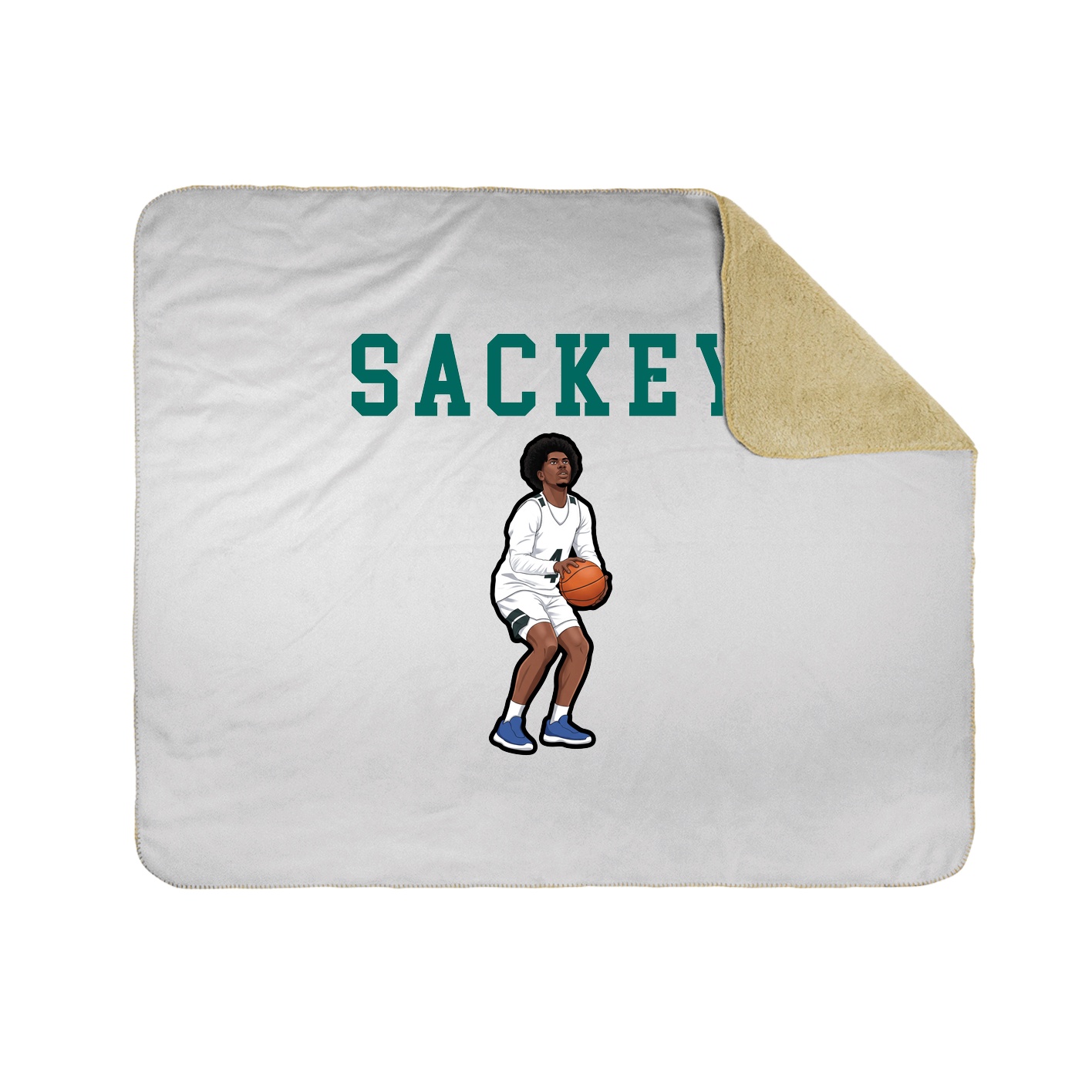 Throw Blanket — Shirsey in White