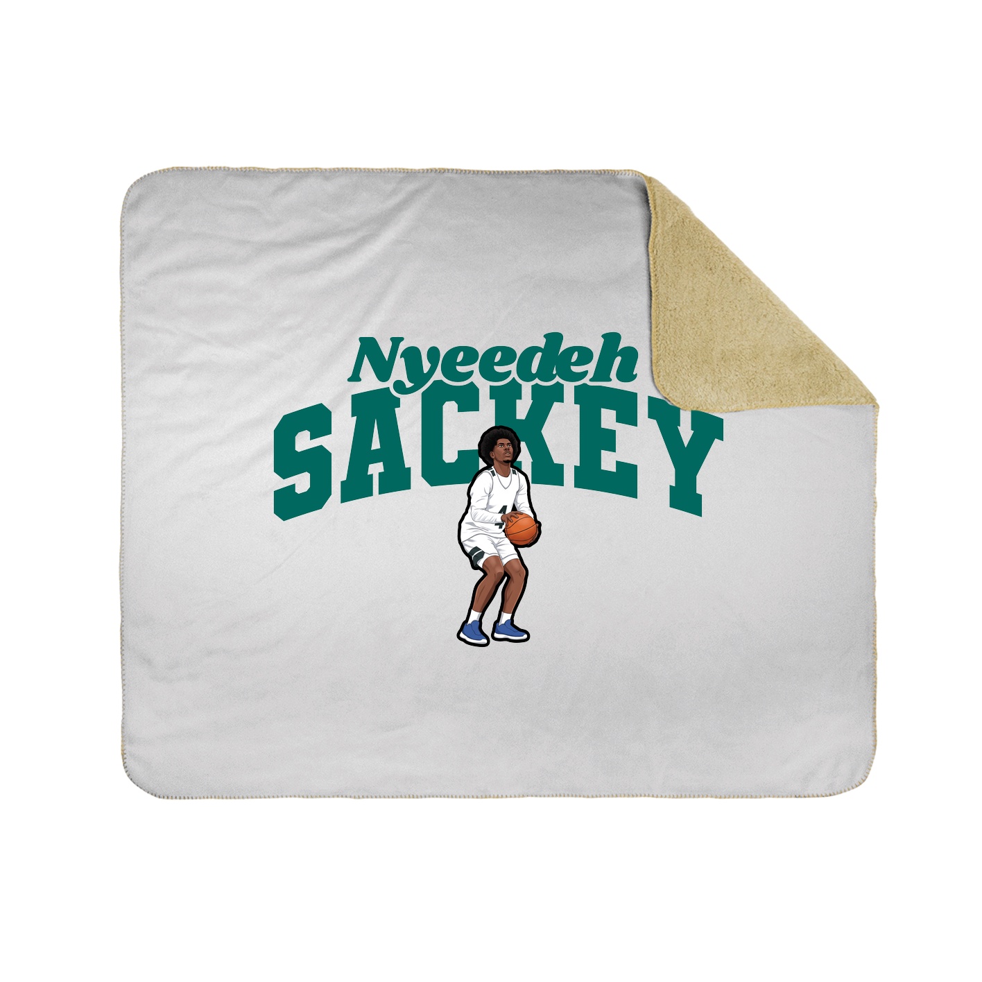 Throw Blanket — Signature Arch in White