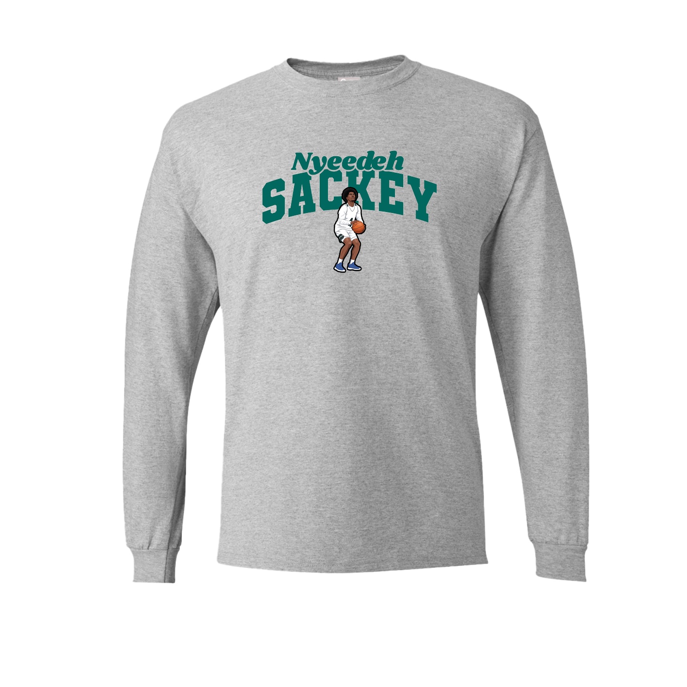 Long Sleeve Tee — Signature Arch in Grey